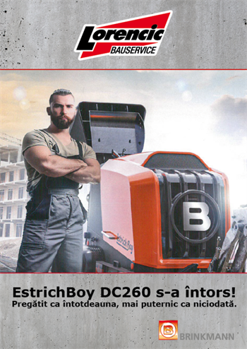 EstrichBoy DC260 s-a întors!